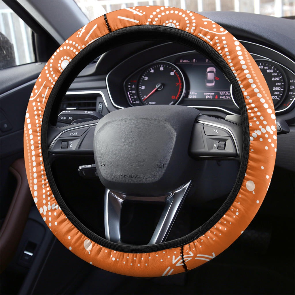 Giants Football ANZAC Steering Wheel Cover Gallipoli Camouflage With Poppies