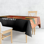 Custom Giants Football ANZAC Tablecloth Gallipoli Camouflage With Poppies