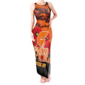 Custom Giants Football ANZAC Tank Maxi Dress Gallipoli Camouflage With Poppies