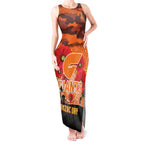 Custom Giants Football ANZAC Tank Maxi Dress Gallipoli Camouflage With Poppies