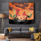Custom Giants Football ANZAC Tapestry Gallipoli Camouflage With Poppies