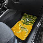 Custom Australia Matildas Car Mats Polynesian Mix Gold Marble