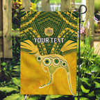 Custom Australia Matildas Garden Flag Polynesian Mix Gold Marble