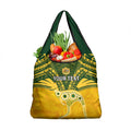 Custom Australia Matildas Grocery Bag Polynesian Mix Gold Marble