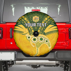 Custom Australia Matildas Spare Tire Cover Polynesian Mix Gold Marble
