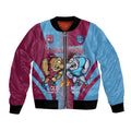 Custom NSW Blues And QLD Maroons Rugby Bomber Jacket 2024 Cockroaches Cane toads Together