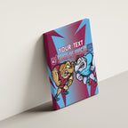 Custom NSW Blues And QLD Maroons Rugby Canvas Wall Art 2024 Cockroaches Cane toads Together