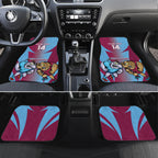 Custom NSW Blues And QLD Maroons Rugby Car Mats 2024 Cockroaches Cane toads Together