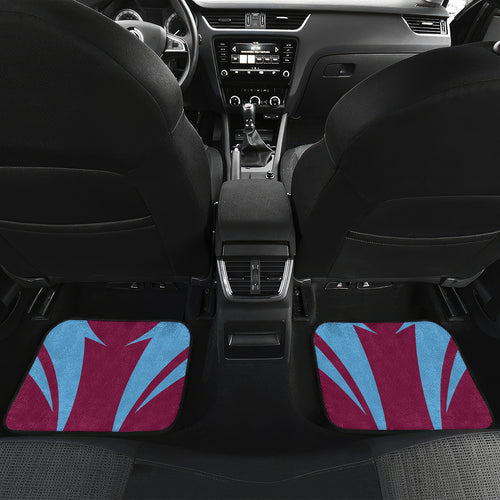 Custom NSW Blues And QLD Maroons Rugby Car Mats 2024 Cockroaches Cane toads Together