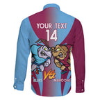 Custom NSW Blues And QLD Maroons Rugby Family Matching Summer Maxi Dress and Hawaiian Shirt 2024 Cockroaches Cane toads Together