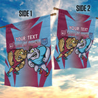 Custom NSW Blues And QLD Maroons Rugby Garden Flag 2024 Cockroaches Cane toads Together
