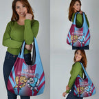 Custom NSW Blues And QLD Maroons Rugby Grocery Bag Cockroaches Cane toads Together