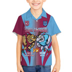 Custom NSW Blues And QLD Maroons Rugby Hawaiian Shirt 2024 Cockroaches Cane toads Together