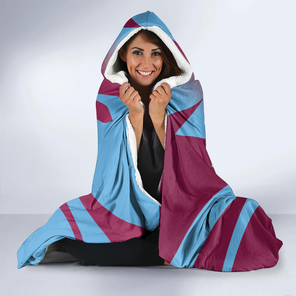 Custom NSW Blues And QLD Maroons Rugby Hooded Blanket 2024 Cockroaches Cane toads Together
