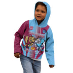 Custom NSW Blues And QLD Maroons Rugby Kid Hoodie 2024 Cockroaches Cane toads Together