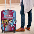Custom NSW Blues And QLD Maroons Rugby Luggage Cover 2024 Cockroaches Cane toads Together