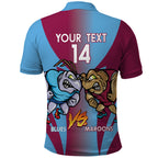 Custom NSW Blues And QLD Maroons Rugby Polo Shirt 2024 Cockroaches Cane toads Together