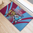 Custom NSW Blues And QLD Maroons Rugby Rubber Doormat 2024 Cockroaches Cane toads Together