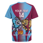 Custom NSW Blues And QLD Maroons Rugby Rugby Jersey 2024 Cockroaches Cane toads Together