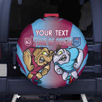 Custom NSW Blues And QLD Maroons Rugby Spare Tire Cover 2024 Cockroaches Cane toads Together