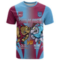 Custom NSW Blues And QLD Maroons Rugby T Shirt 2024 Cockroaches Cane toads Together