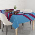 Custom NSW Blues And QLD Maroons Rugby Tablecloth 2024 Cockroaches Cane toads Together