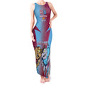 Custom NSW Blues And QLD Maroons Rugby Tank Maxi Dress 2024 Cockroaches Cane toads Together
