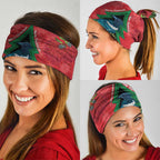 New Zealand Christmas In July Neck Gaiter Kowhai Tui Bird With Pohutukawa - Red - Aussie Hoodie