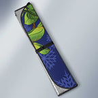 New Zealand Christmas In July Auto Sun Shade Kowhai Tui Bird With Pohutukawa - Blue - Aussie Hoodie