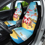 Australia Christmas In July Car Seat Cover Happy Santa Claus With Aussie Animals