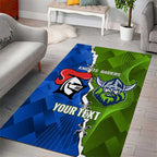 Custom Raiders And Knights Area Rug Together Dynamic Style