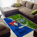 Custom Raiders And Knights Area Rug Together Dynamic Style