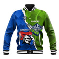 Custom Raiders And Knights Baseball Jacket Together Dynamic Style