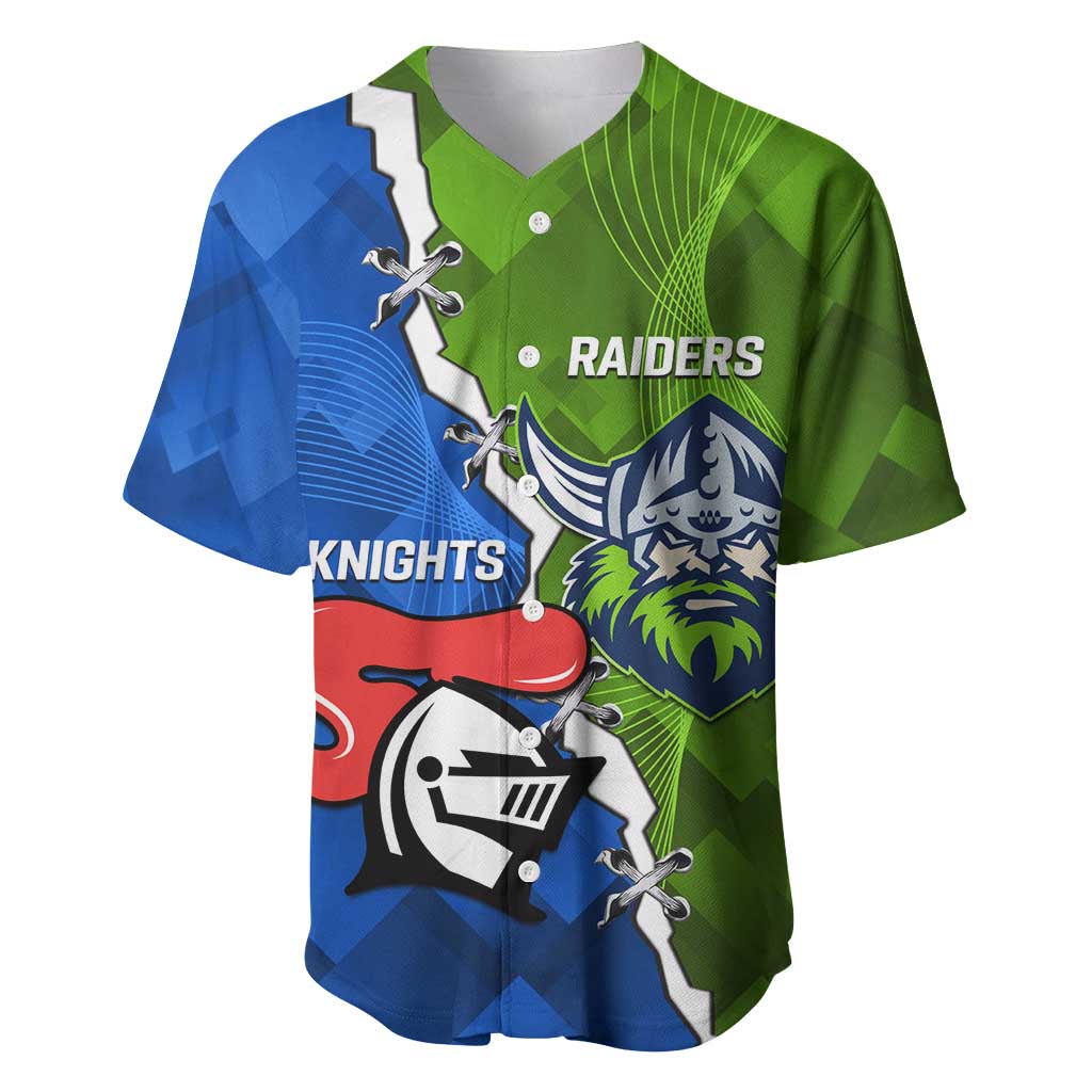 Custom Raiders And Knights Baseball Jersey Together Dynamic Style