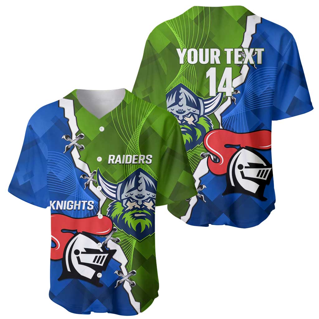 Custom Raiders And Knights Baseball Jersey Together Dynamic Style