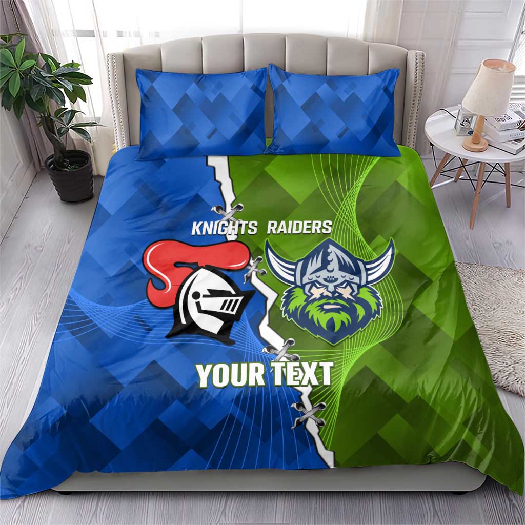 Custom Raiders And Knights Bedding Set Together Dynamic Style