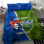 Custom Raiders And Knights Bedding Set Together Dynamic Style