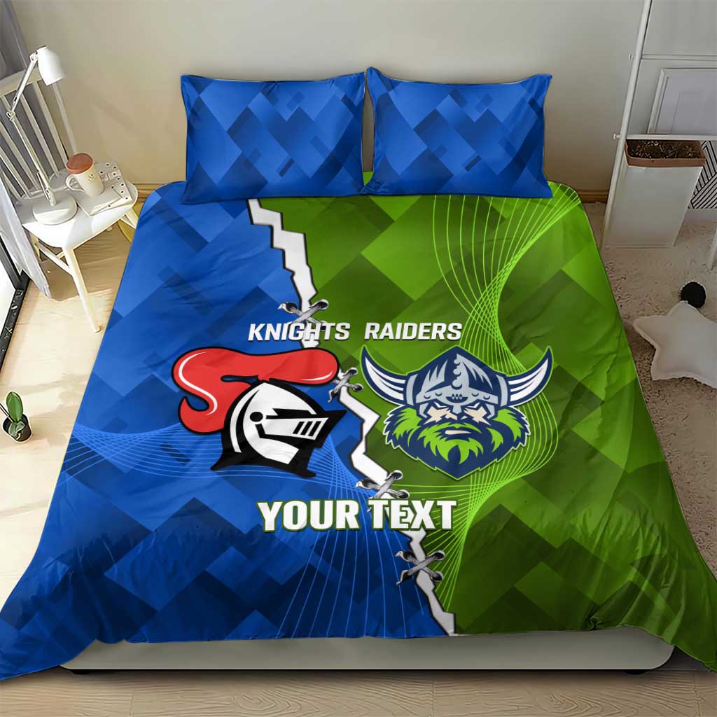 Custom Raiders And Knights Bedding Set Together Dynamic Style