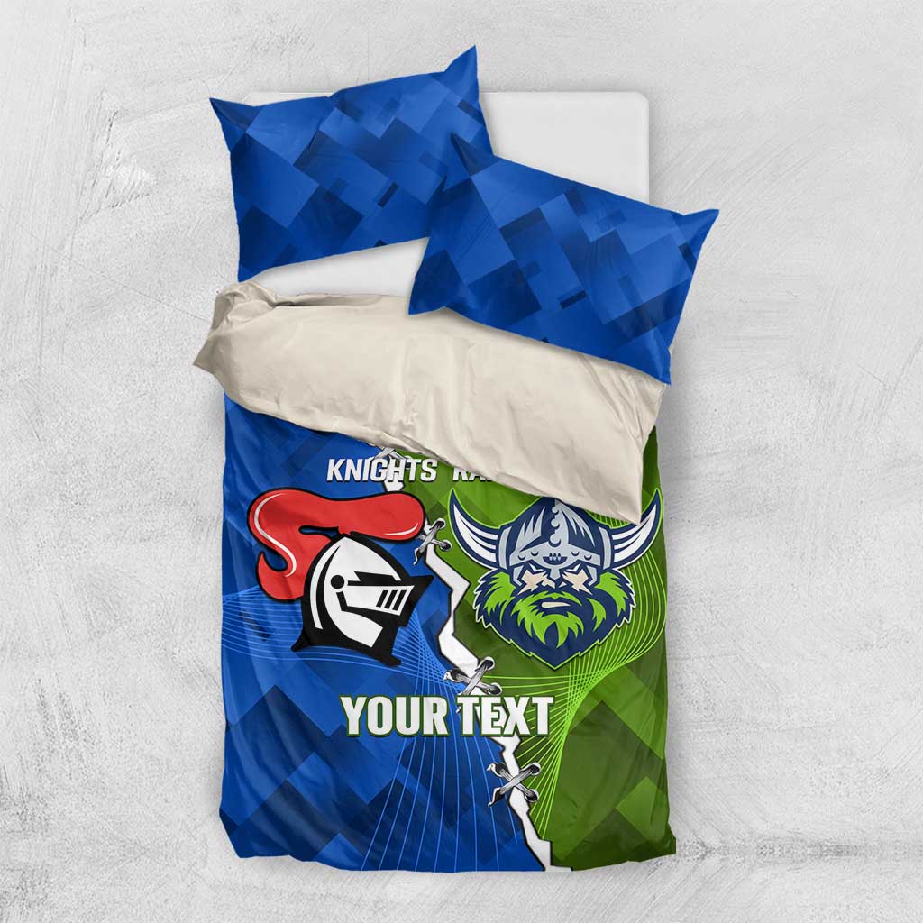 Custom Raiders And Knights Bedding Set Together Dynamic Style