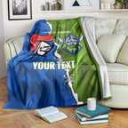 Custom Raiders And Knights Blanket Together Dynamic Style