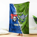Custom Raiders And Knights Blanket Together Dynamic Style
