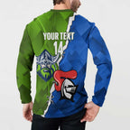 Custom Raiders And Knights Button Sweatshirt Together Dynamic Style