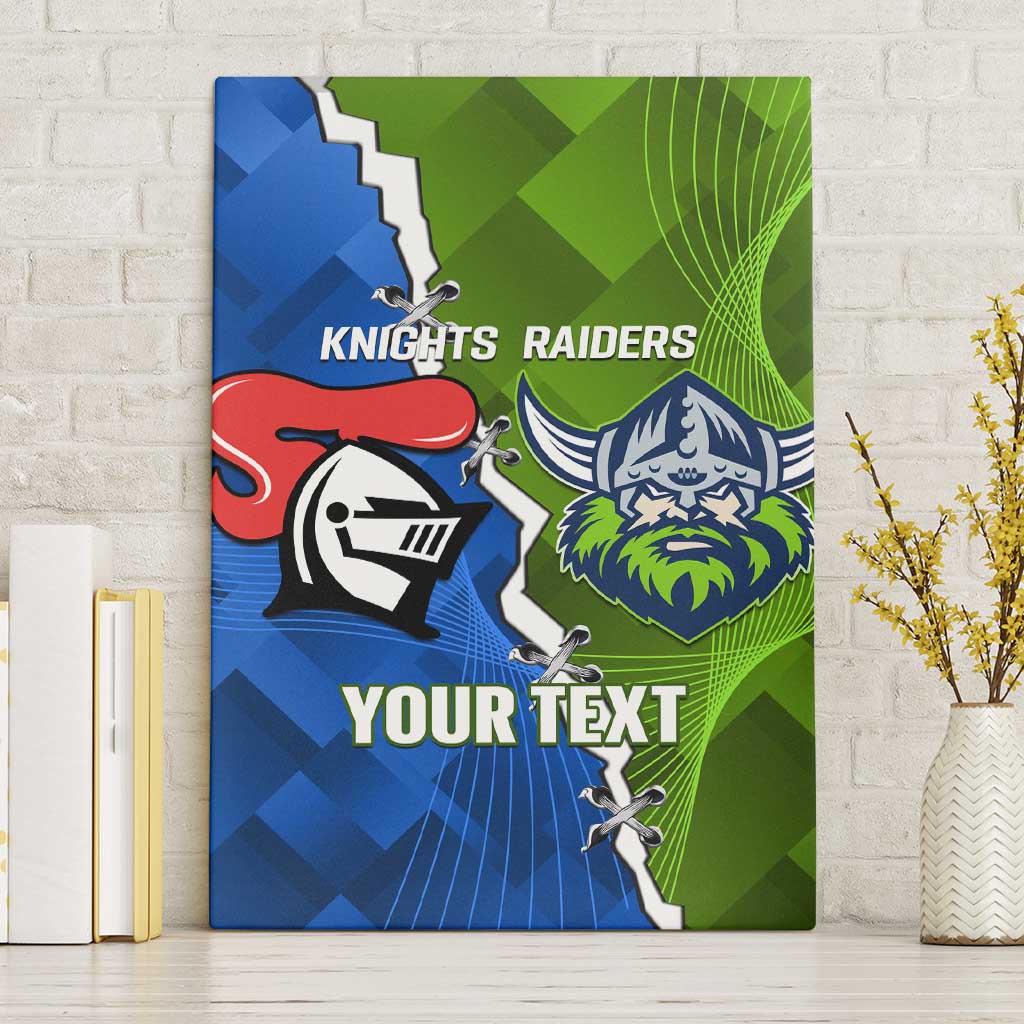 Custom Raiders And Knights Canvas Wall Art Together Dynamic Style