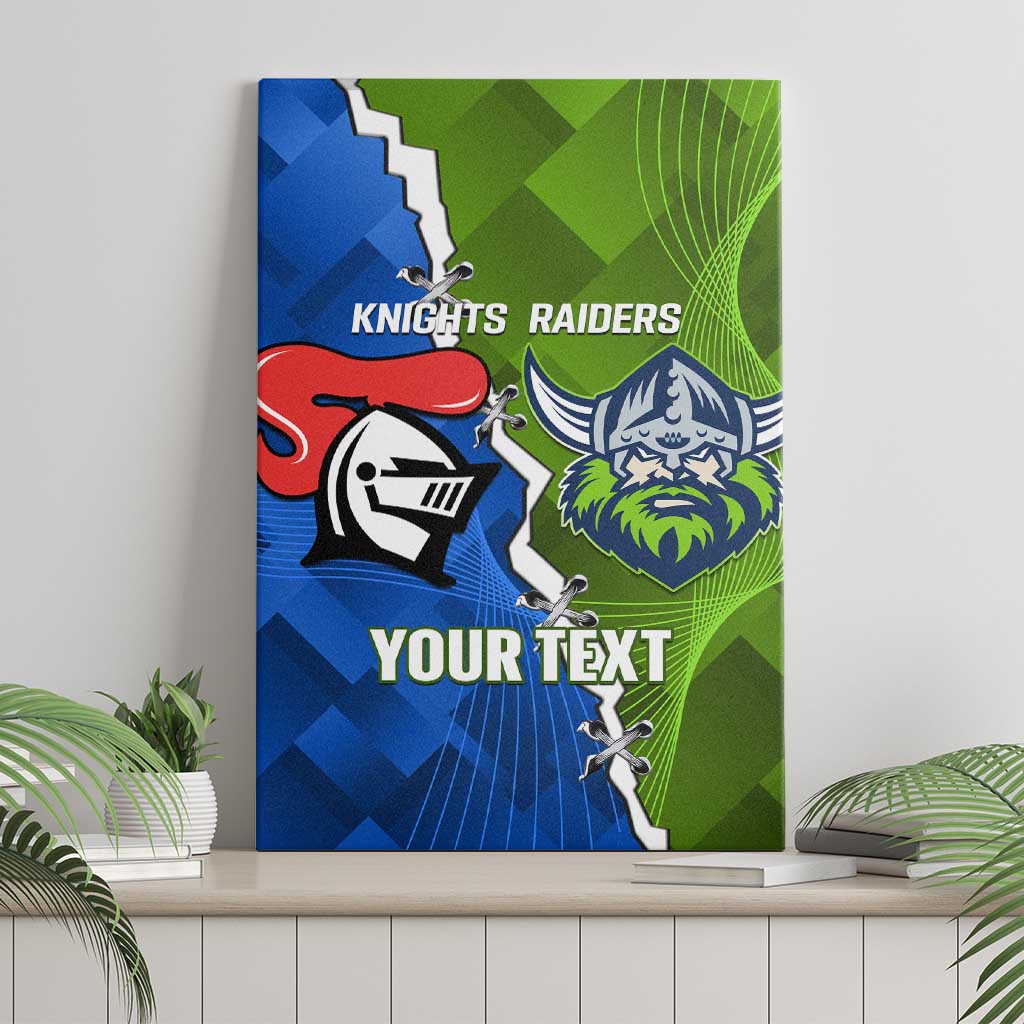 Custom Raiders And Knights Canvas Wall Art Together Dynamic Style