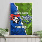 Custom Raiders And Knights Canvas Wall Art Together Dynamic Style