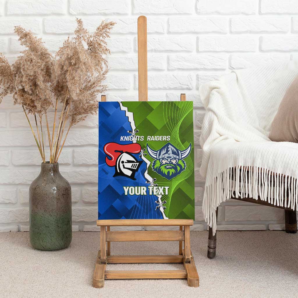 Custom Raiders And Knights Canvas Wall Art Together Dynamic Style