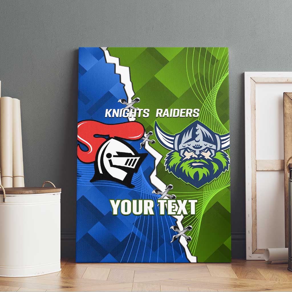 Custom Raiders And Knights Canvas Wall Art Together Dynamic Style