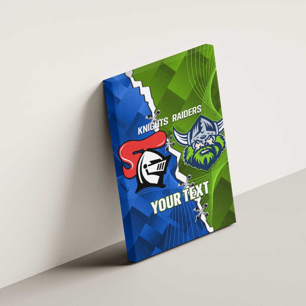 Custom Raiders And Knights Canvas Wall Art Together Dynamic Style