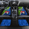 Custom Raiders And Knights Car Mats Together Dynamic Style