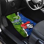 Custom Raiders And Knights Car Mats Together Dynamic Style